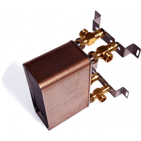 värmeväxlare fjärrvärme + fästsats Nordic Tec Ba-32-70 SE6