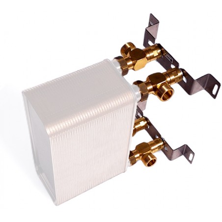 väggmonteringssats för platt-värmeväxlare 3/4" Nordic Tec DN 20 SE4