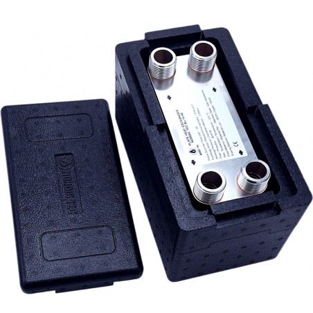 platt-värmeväxlare fjärrvärme med isolering Ba-16-40 40 rader SE4