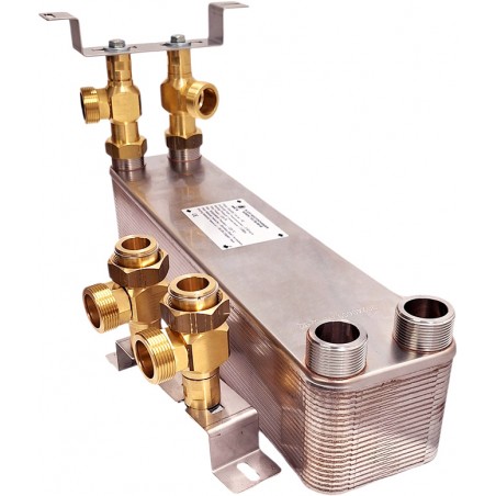 plattväxlare 40 plattor med fästen Nordic Tec Ba-60-40 SE3