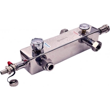 Hydraulisk separator 50 kW  termometer Nordic Tec SE2