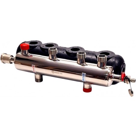 Hydraulisk separator 6x1" med isolering 2+1 Nordic Tec SE3