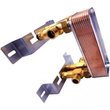 värmeväxlare med monteringsfäste Ba-12-12