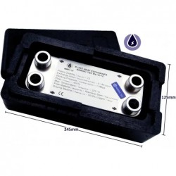 Plattvärmeväxlare Nordic Tec Ba-12-20 3/4 &1/2" 2