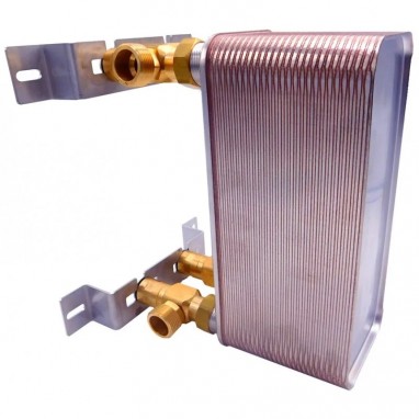 Värmeväxlare med monteringsaccessoarer ba-16-70