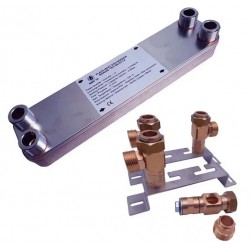 Plattvärmeväxlare Nordic Tec Ba-23-12 3/4" 55 kW 2