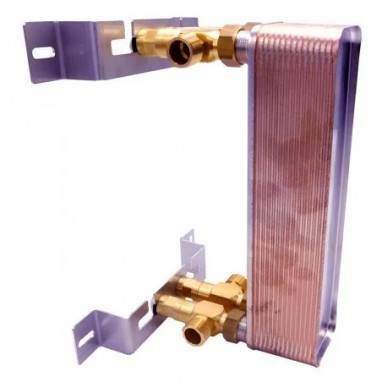 Värmeväxlare och monteringssats Ba-23-40