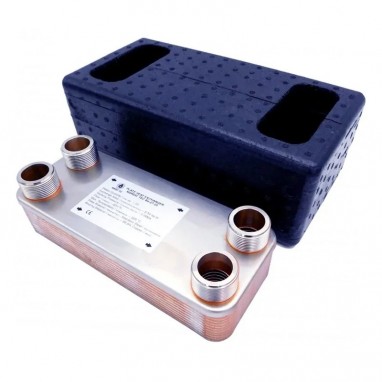 Värmeväxlare Nordic Tec Ba-32-15 1" isolering