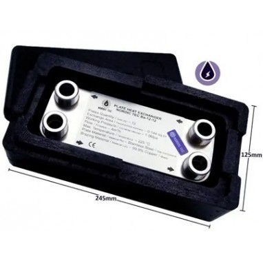 Isolering för värmeväxlare | Nordic Tec Ba-12-12