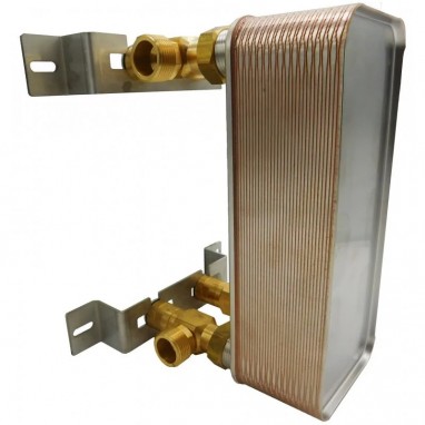 värmeväxlare Nordic Tec Ba-27-30 monteringssats 1 1/4"