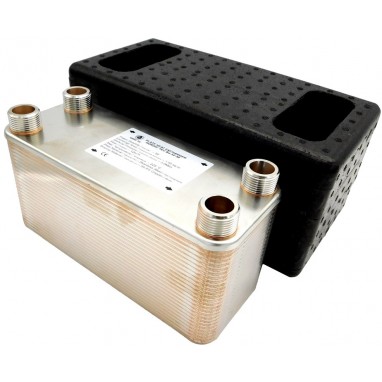 plattvärmeväxlare Nordic Tec Ba-27-90 5/4" värmepumpar isolering