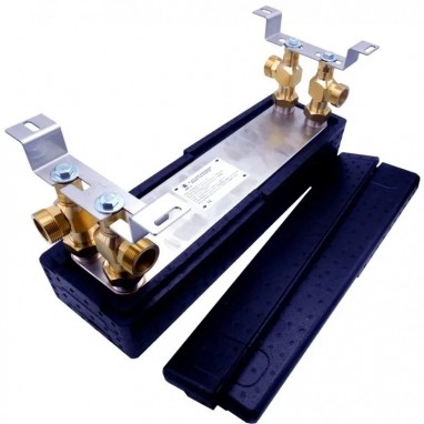 Värmeväxlare 20 plattor Nordic Tec Ba-60-20 1 1/4" 220 kW full-set