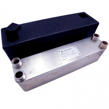 Värmeväxlare 50 plattor Nordic Tec Ba-60-50 av värmepump 13 kW