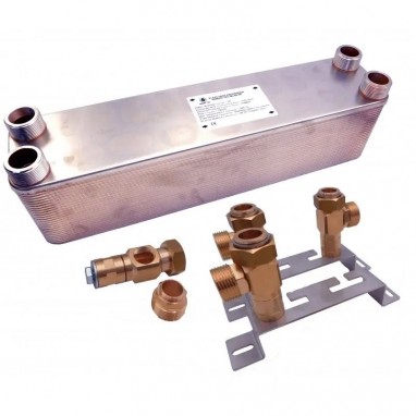 Värmeväxlare 70 plattor Nordic Tec Ba-60-70 värmepumpar 32 kw