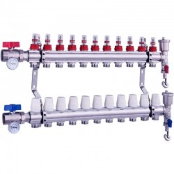 Golvvärmefördelare NORDIC Tec 11 vägs