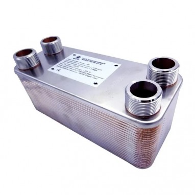 Plattvärmeväxlare 40 rader Nordic Tec Ba-95-40 2" isolering