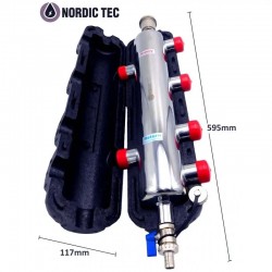 Hydraulisk separator 6x1" med isolering Nordic Tec 2