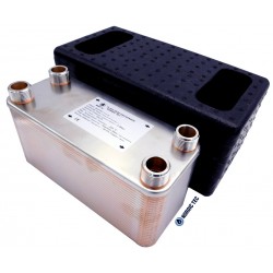 Plattvärmeväxlare 40 rader Nordic Tec Ba-95-40 2" 1000 kW 2