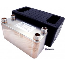 Värmeväxlare 40 plattor NORDIC TEC Ba-115-40 2" 1350kW 2