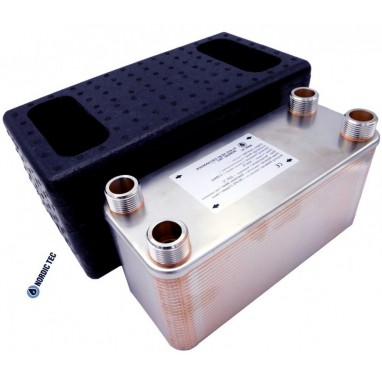 Värmeväxlare 100 plattor med isolering NORDIC TEC Ba-115-100 2" 3500kW