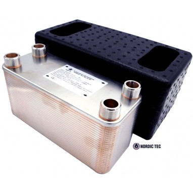 Värmeväxlare 110 plattor med isolering NORDIC TEC Ba-115-110 dn50 3900kW