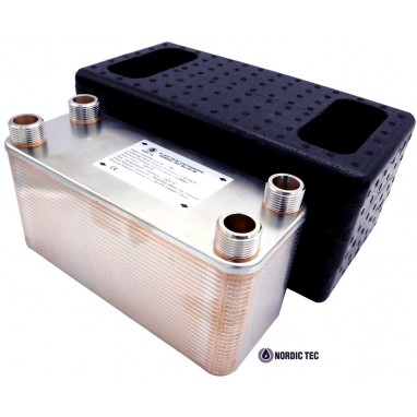 Värmeväxlare 130 plattor NORDIC TEC Ba-115-130 isolering