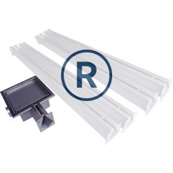 Dräneringsgaller för vattenavrinning Garage Pannrum Terrass – 1 EXIT | Val av variant 2