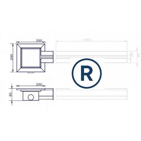 Avrinningsgaller Dräneringsgaller Vattenavrinning Terrass – 1 EXIT | Val av variant