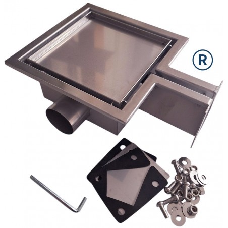 Avrinningsgaller för vattenavrinning Garage Pannrum Terrass – 1 EXIT | Val av variant