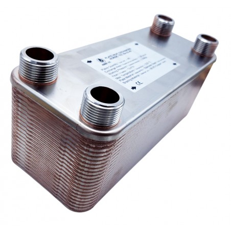 Värmeväxlare 40 rader Nordic Tec Ba-32-40 1" 230 kW