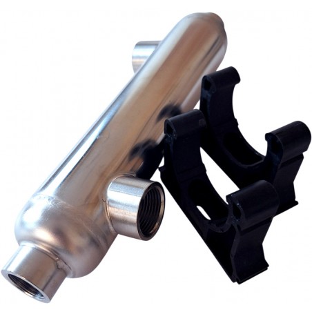 Värmeväxlare för pool Nordic Tec B55 med väggfästen 16 kW