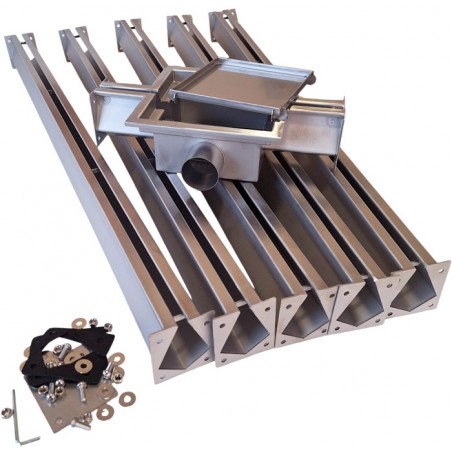 linjeavvattning Golvbrunn för garage 5m Nordic Tec SE9