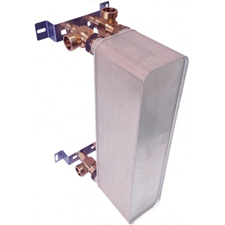 Set med väggfästen för montering av plattvärmeväxlare DN32 5/4" SE08