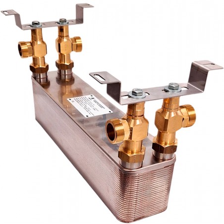 värmeväxlare 100 kW med väggfäste Ba-60-50 Nordic Tec SE6