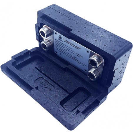 Liten värmeväxlare med isolering Nordic Tec Ba-12-12