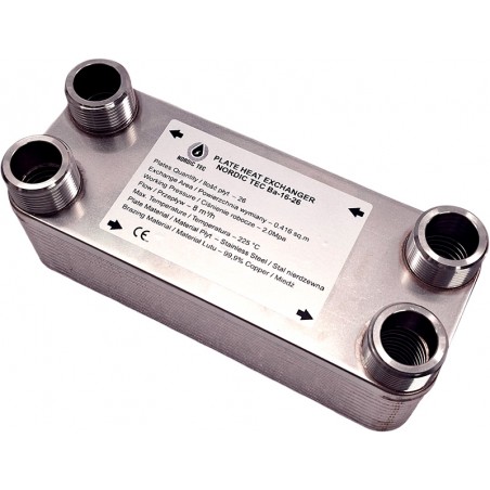 Värmeväxlare Nordic Tec Ba-16-26 SE6