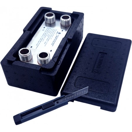 Värmeväxlare 26 rader med isolering Nordic Tec Ba-16-26