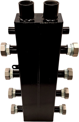 Hydraulisk separator med 4-vägs värmekretsfördelare Nordic Tec