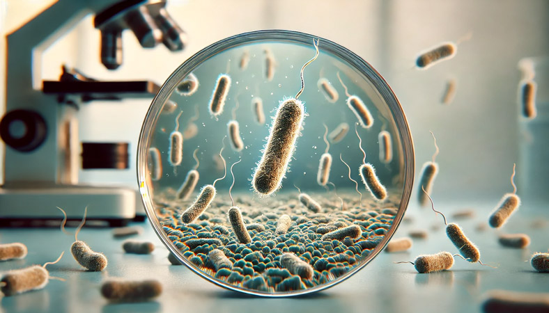 E. coli-desinfektion av vatten med UV-strålning