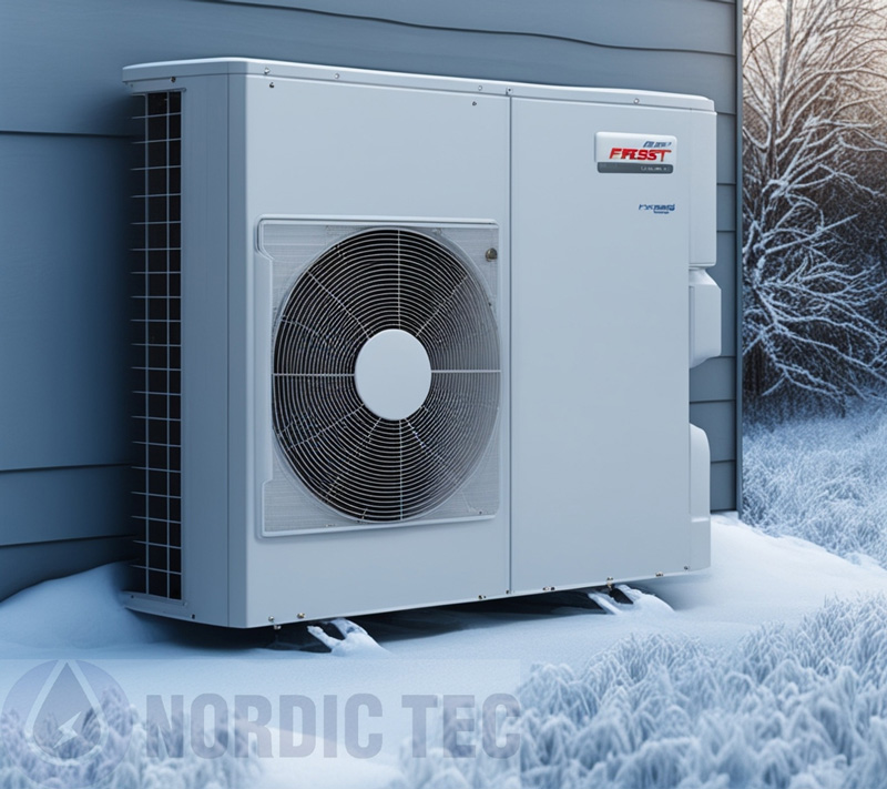 Skydd av monoblock-värmepumpar mot frost Nordic Tec pl
