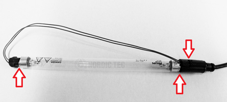 UV-röret fungerar inte efter anslutning - var börja?