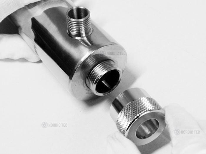 UV-lampa för vatten – montering av muttrar