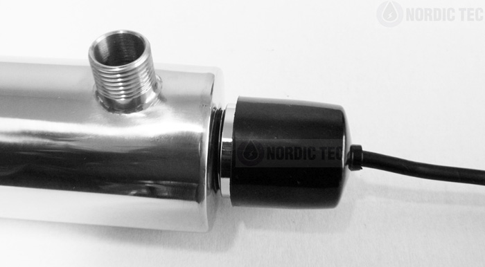 Lock på UV-lampan vid byte av brännare