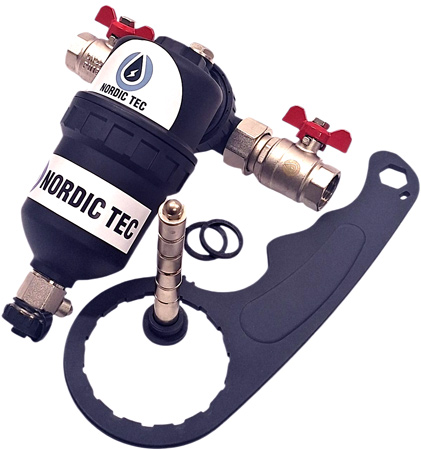 magnetfilter 1" smutsavskiljare DN 25 Nordic Tec SE4