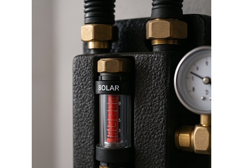 Flödesmätare eller solrotameter i solfångarkretsen – vad är det?